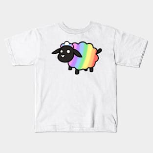 Rainbow Sheeps (Is a Proud Sheep) Kids T-Shirt